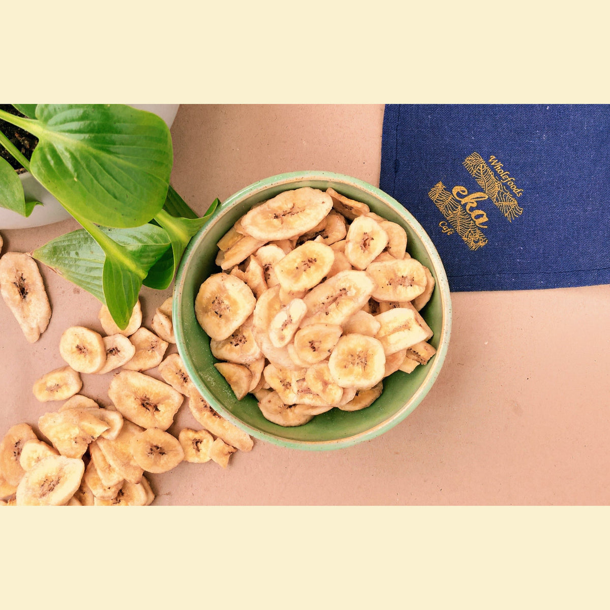 Dried Bananas Chips ORGANIC Eka Bulk Organic Wholefoods & Liquid Deli