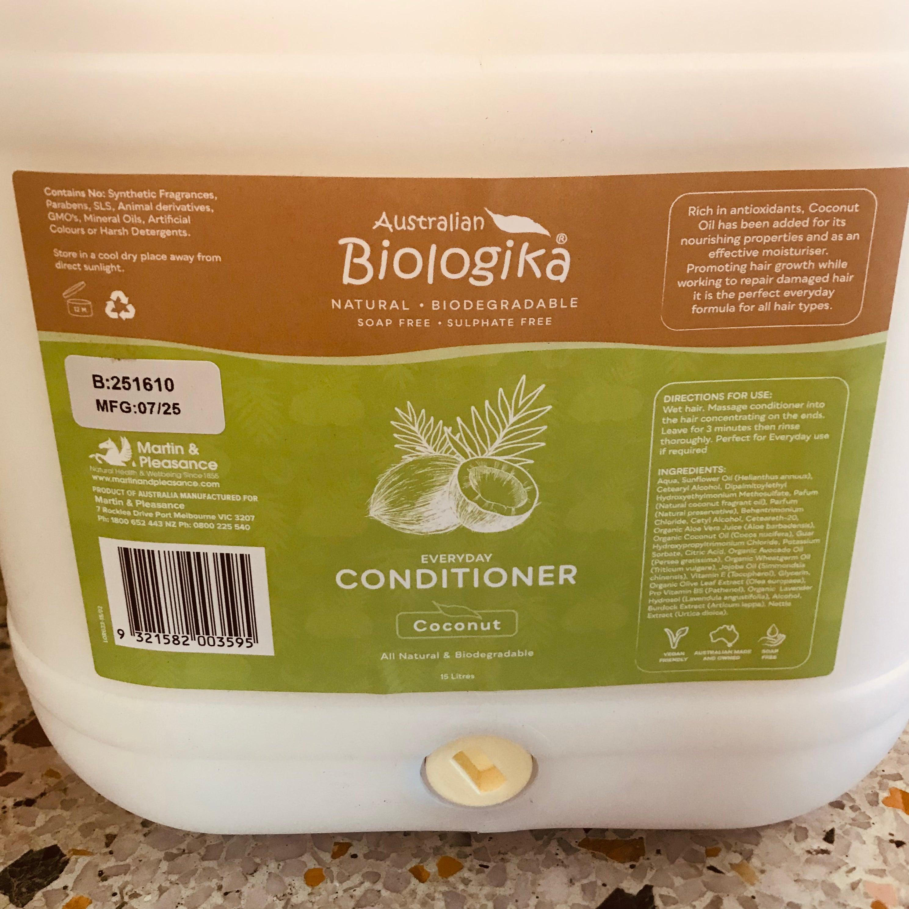 Hair Conditioner - Coconut BULK