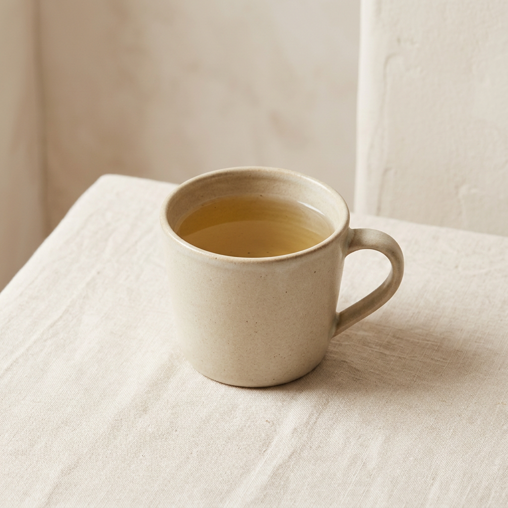 Illustrative image of a cup of herbal tea