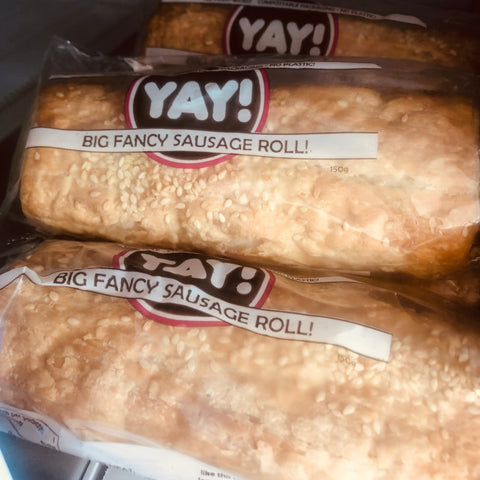 Yay! Big Fancy Sausage Roll! Vegan
