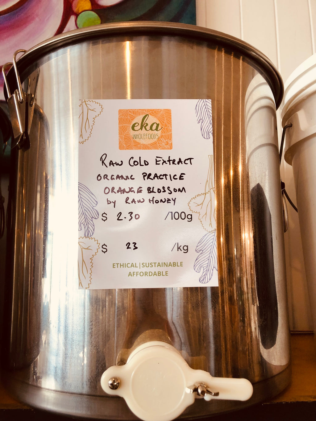 raw honey orange blossom